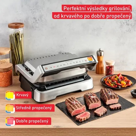 Tefal Elektrický kontaktný gril OptiGrill 4v1 GC774D30 3